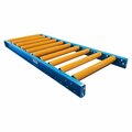Ultimation Roller Conveyor with Covers, 24inW x 5L, 1.9in Dia. Rollers URS19G-24-6-5U